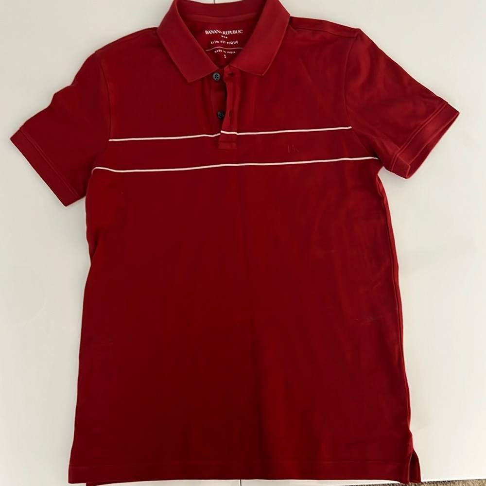 Banana Republic Slim Fit Pique Polo Shirt